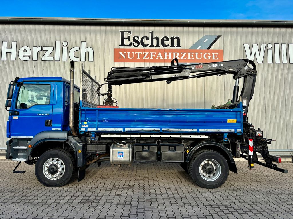 MAN TGM 18.320 4x4 BB | HIAB X-HIDUO 138*FUNK*Klima - قلابات, شاحنة كرين: صور 2 MAN TGM 18.320 4x4 BB | HIAB X-HIDUO 138*FUNK*Klima - قلابات, شاحنة كرين: صور 2