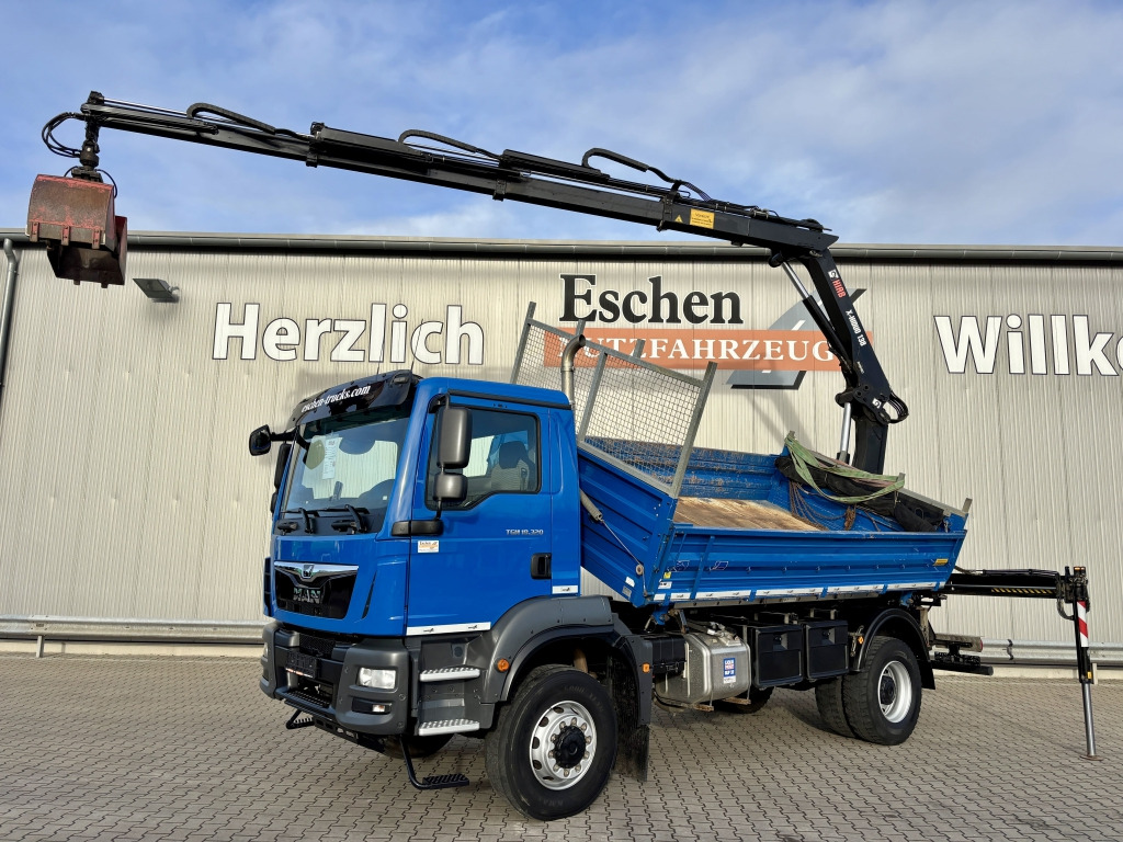 MAN TGM 18.320 4x4 BB / HIAB X-HIDUO-Kran - قلابات, شاحنة كرين: صور 1 MAN TGM 18.320 4x4 BB / HIAB X-HIDUO-Kran - قلابات, شاحنة كرين: صور 1