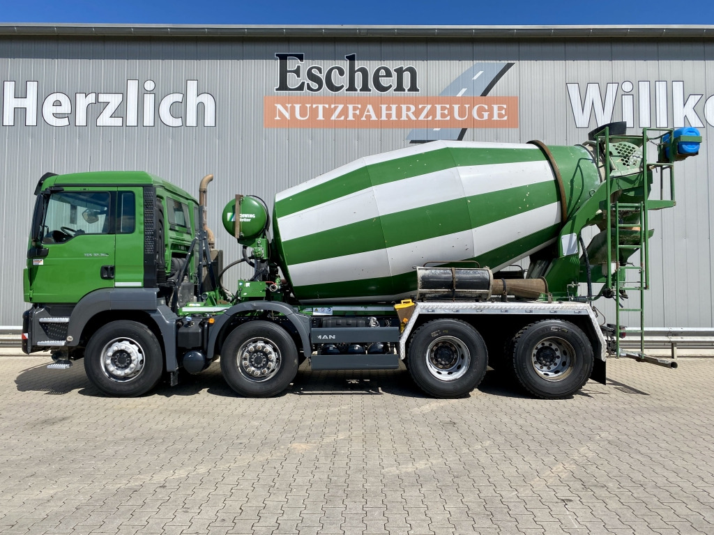 MAN TGS 32.360 8x4 BB / 9 m³ Stetter-Aufbau - شاحنة خلاطة خرسانة: صور 2 MAN TGS 32.360 8x4 BB / 9 m³ Stetter-Aufbau - شاحنة خلاطة خرسانة: صور 2