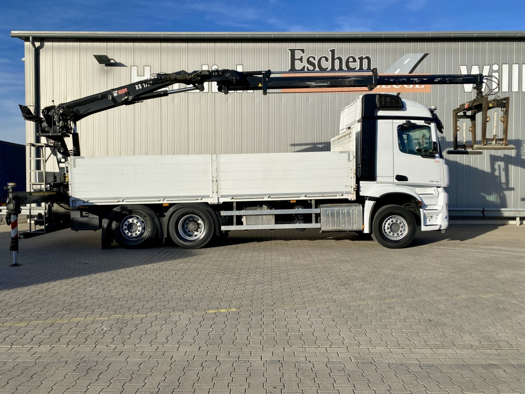 شاحنات مسطحة, شاحنة كرين Mercedes-Benz 2545 L 6x2 Arocs / HIAB 177 K Pro Kran: صور 7