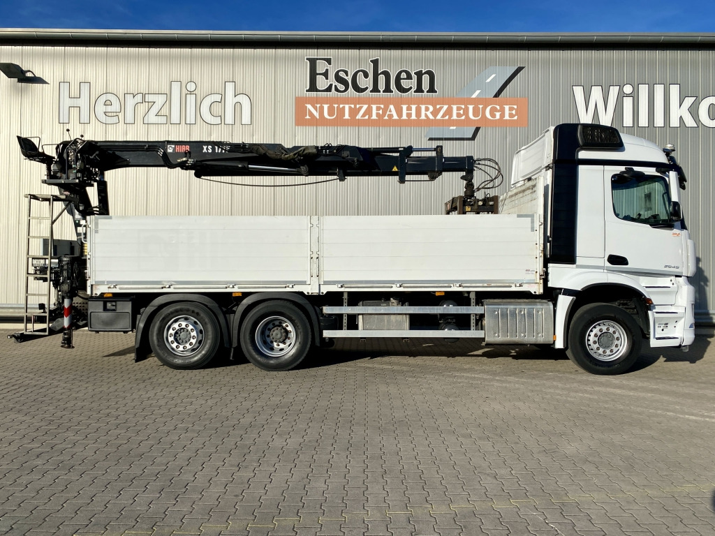 شاحنات مسطحة, شاحنة كرين Mercedes-Benz 2545 L 6x2 Arocs / HIAB 177 K Pro Kran: صور 6