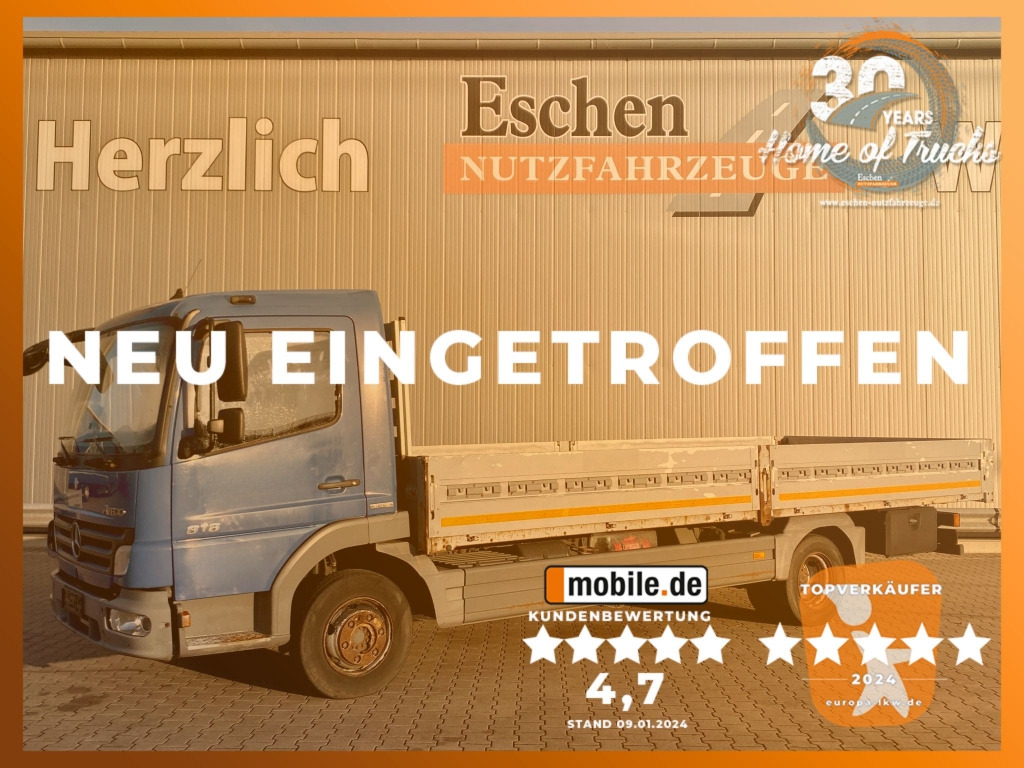 Mercedes-Benz 818 Atego - شاحنات مسطحة: صور 1 Mercedes-Benz 818 Atego - شاحنات مسطحة: صور 1