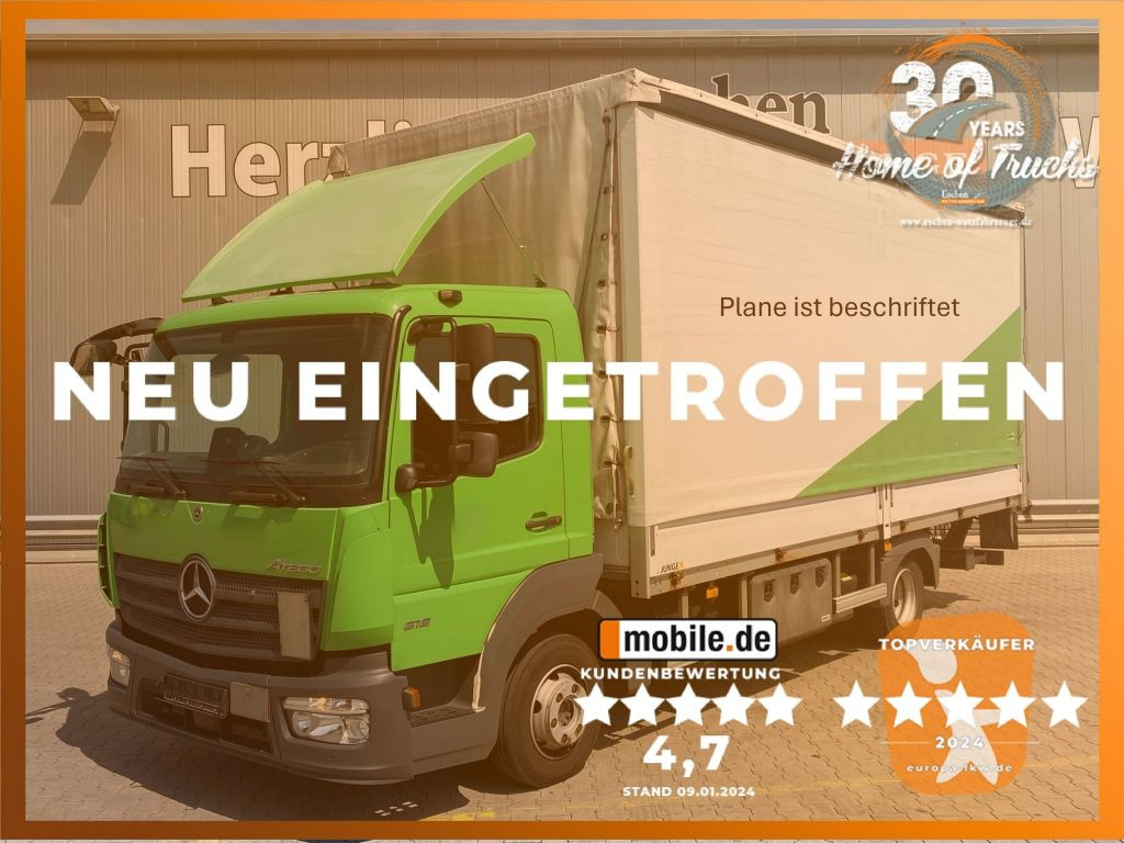 Mercedes-Benz Atego 818 | MBB LBW 1,00to.*Edscha*2x Gardine*AC - الشاحنات الصغيرة ستائر: صور 1 Mercedes-Benz Atego 818 | MBB LBW 1,00to.*Edscha*2x Gardine*AC - الشاحنات الصغيرة ستائر: صور 1