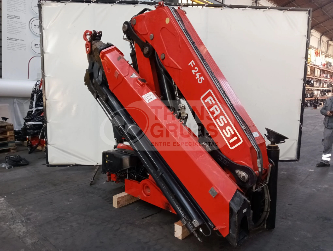 Grúa hidráulica Fassi F245A.2.26 E-DYNAMIC - ونش كرين: صور 5 Grúa hidráulica Fassi F245A.2.26 E-DYNAMIC - ونش كرين: صور 5