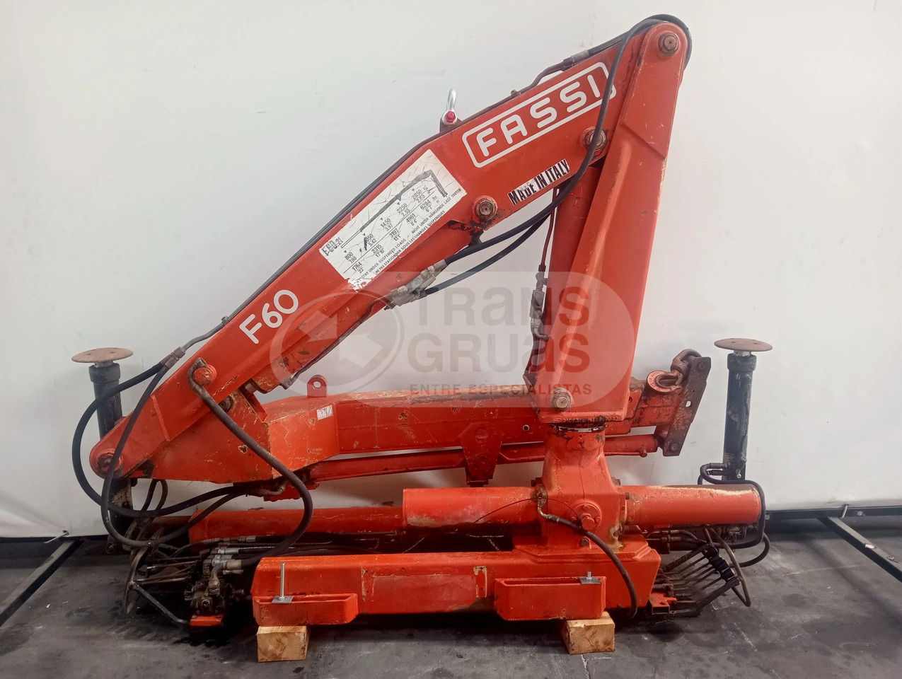 Grúa hidráulica Fassi F60.21 - ونش كرين: صور 3 Grúa hidráulica Fassi F60.21 - ونش كرين: صور 3