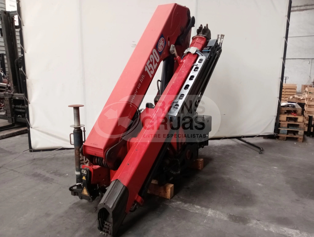 Grúa hidráulica HMF 1520 K4 - ونش كرين: صور 4 Grúa hidráulica HMF 1520 K4 - ونش كرين: صور 4