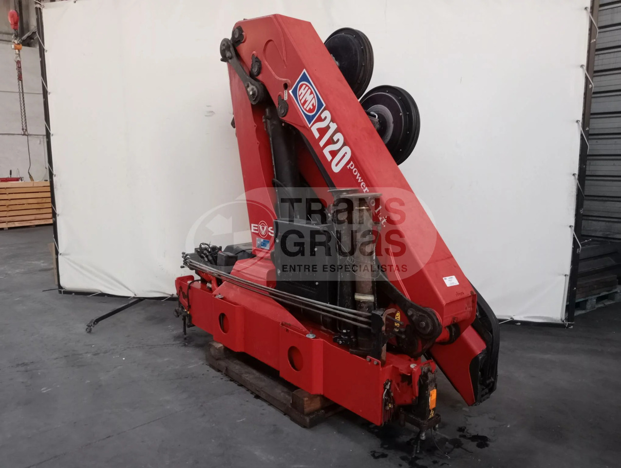 Grúa hidráulica HMF 2120 K4 - ونش كرين: صور 3 Grúa hidráulica HMF 2120 K4 - ونش كرين: صور 3