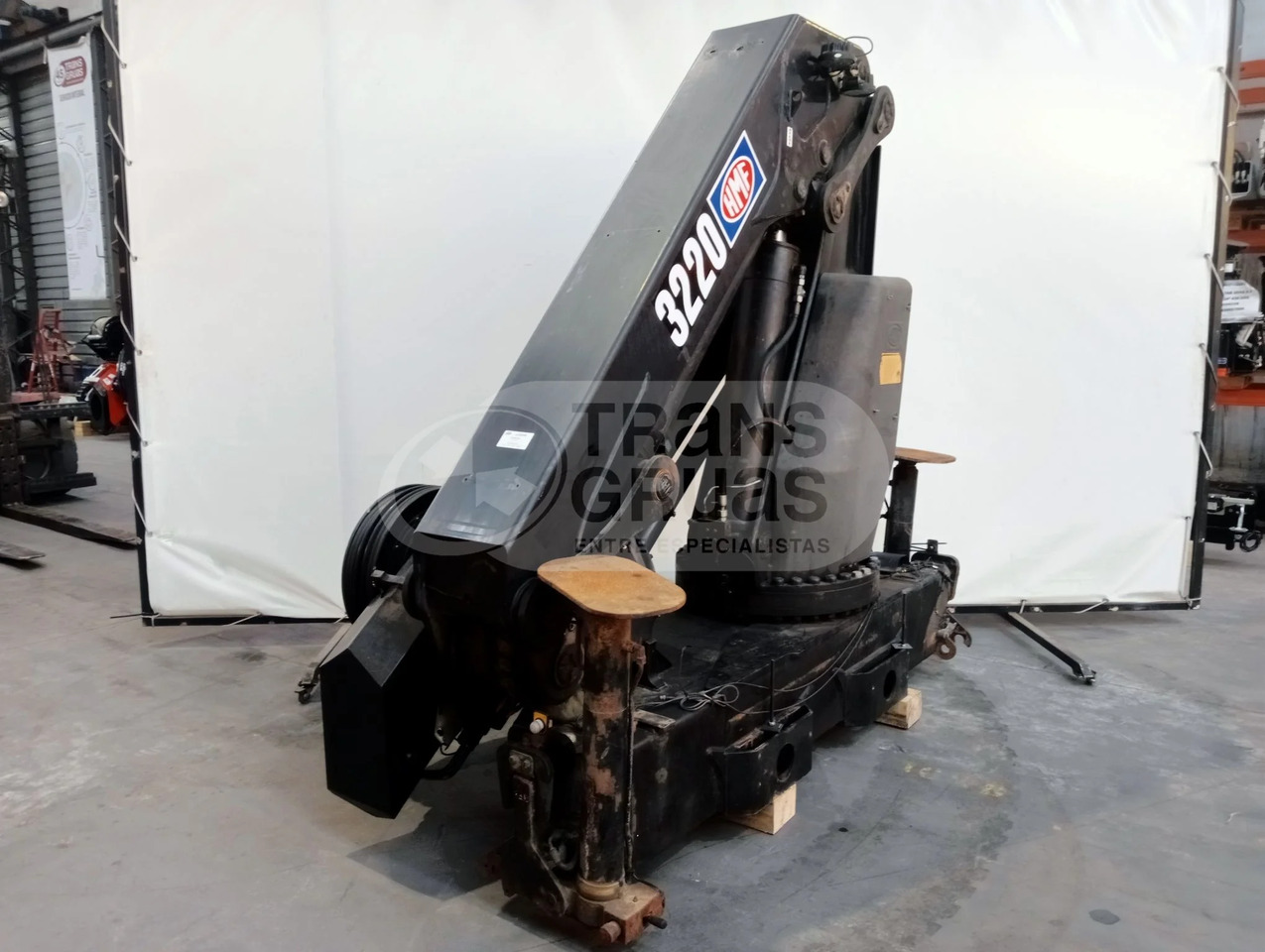 Grúa hidráulica HMF 3220 K5 - ونش كرين: صور 2 Grúa hidráulica HMF 3220 K5 - ونش كرين: صور 2