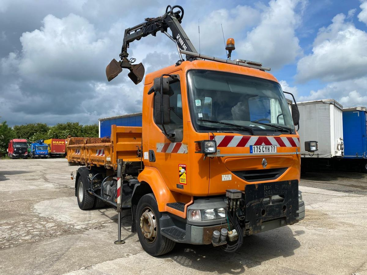 Renault Midlum 180 DCI - قلابات, شاحنة كرين: صور 1 Renault Midlum 180 DCI - قلابات, شاحنة كرين: صور 1