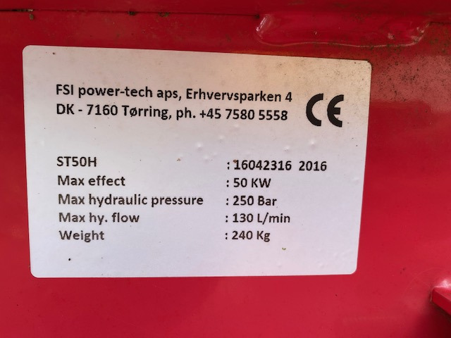 Baumstumpffräse FSI ST 50 H - Wie Neu - جلاخات أجذال الشجر: صور 5 Baumstumpffräse FSI ST 50 H - Wie Neu - جلاخات أجذال الشجر: صور 5