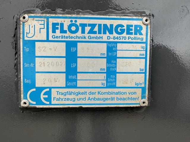 Flötzinger SZ-V - 2400 mm - Volvo/CAT/Komatsu -Krokodilgebiss - السيلاج الآلات: صور 5 Flötzinger SZ-V - 2400 mm - Volvo/CAT/Komatsu -Krokodilgebiss - السيلاج الآلات: صور 5