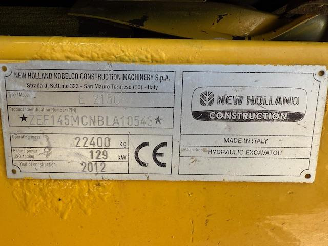 New Holland Kobelco E 215 C - حفارات زحافة: صور 5 New Holland Kobelco E 215 C - حفارات زحافة: صور 5