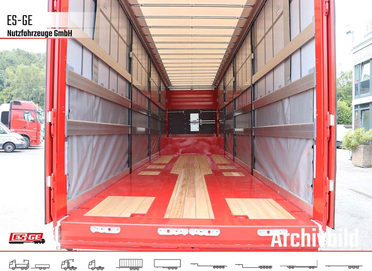 ES-GE 4-Achs-Satteltieflader mit Curtainsider-Aufbau - عربة مسطحة منخفضة نصف مقطورة: صور 2 ES-GE 4-Achs-Satteltieflader mit Curtainsider-Aufbau - عربة مسطحة منخفضة نصف مقطورة: صور 2