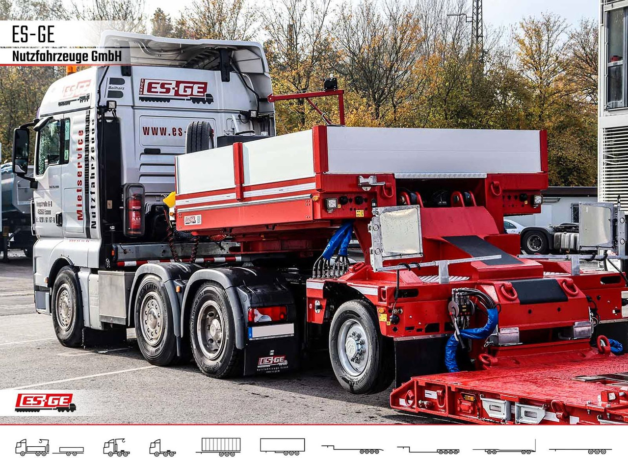 Faymonville Gigamax Tiefbett 1+3 - عربة مسطحة منخفضة نصف مقطورة: صور 3 Faymonville Gigamax Tiefbett 1+3 - عربة مسطحة منخفضة نصف مقطورة: صور 3