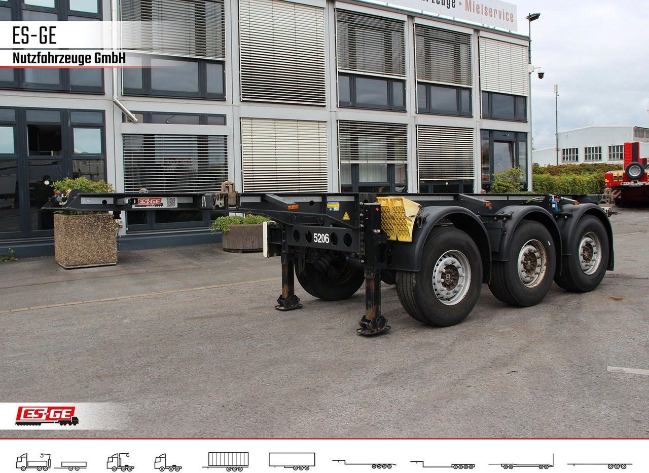 Krone 3-Achs-Containerchassis 20' - شاحنات الحاويات / جسم علوي قابل للتغيير نصف مقطورة: صور 1 Krone 3-Achs-Containerchassis 20' - شاحنات الحاويات / جسم علوي قابل للتغيير نصف مقطورة: صور 1