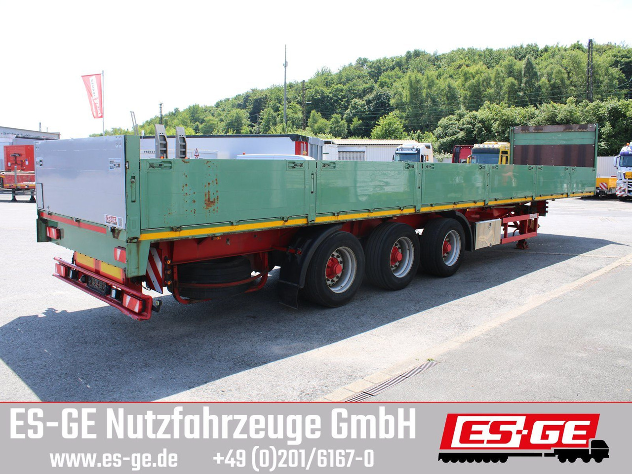 Schmidt 3-Achs-Sattelanhänger - نصف مقطورة مسطحة: صور 4 Schmidt 3-Achs-Sattelanhänger - نصف مقطورة مسطحة: صور 4