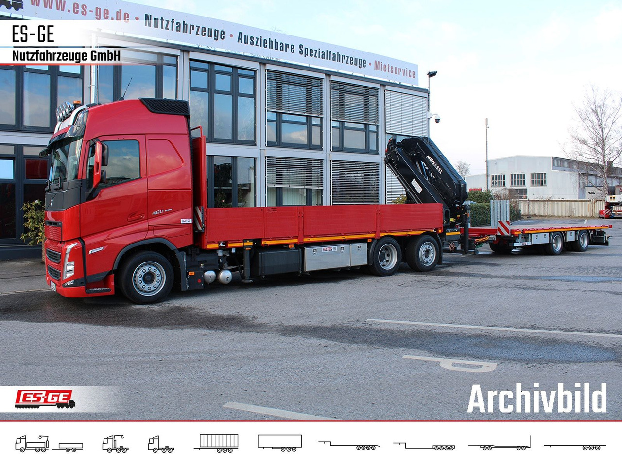 Volvo FH 460 6x2R NLA, MKG HLK 531HP a6 - شاحنات مسطحة, شاحنة كرين: صور 1 Volvo FH 460 6x2R NLA, MKG HLK 531HP a6 - شاحنات مسطحة, شاحنة كرين: صور 1