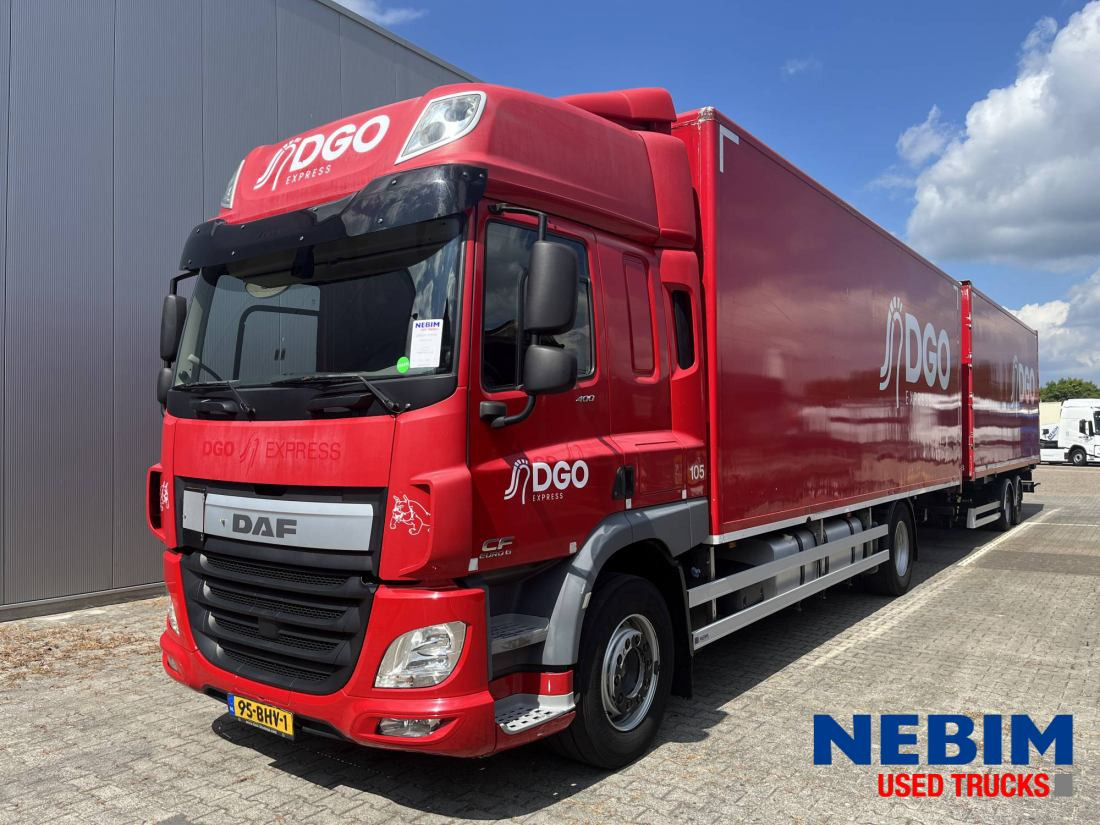 DAF CF 400 4X2 + Wecon Trailer - بصندوق مغلق شاحنة: صور 1 DAF CF 400 4X2 + Wecon Trailer - بصندوق مغلق شاحنة: صور 1