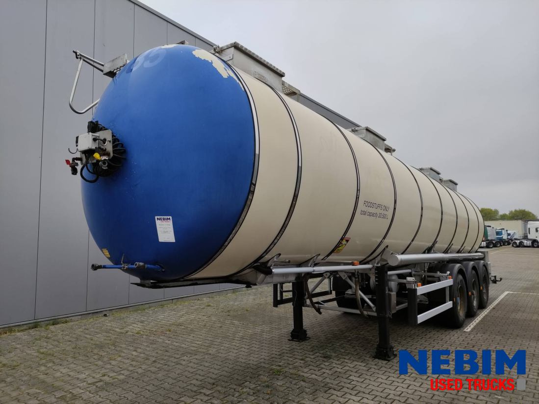 Feldbinder TSA 33.3-3 Unibloc pump electr - 3 comp. 8.000 / 2 2.500 / 3.000 Ltr. - نصف مقطورة صهريج: صور 1 Feldbinder TSA 33.3-3 Unibloc pump electr - 3 comp. 8.000 / 2 2.500 / 3.000 Ltr. - نصف مقطورة صهريج: صور 1