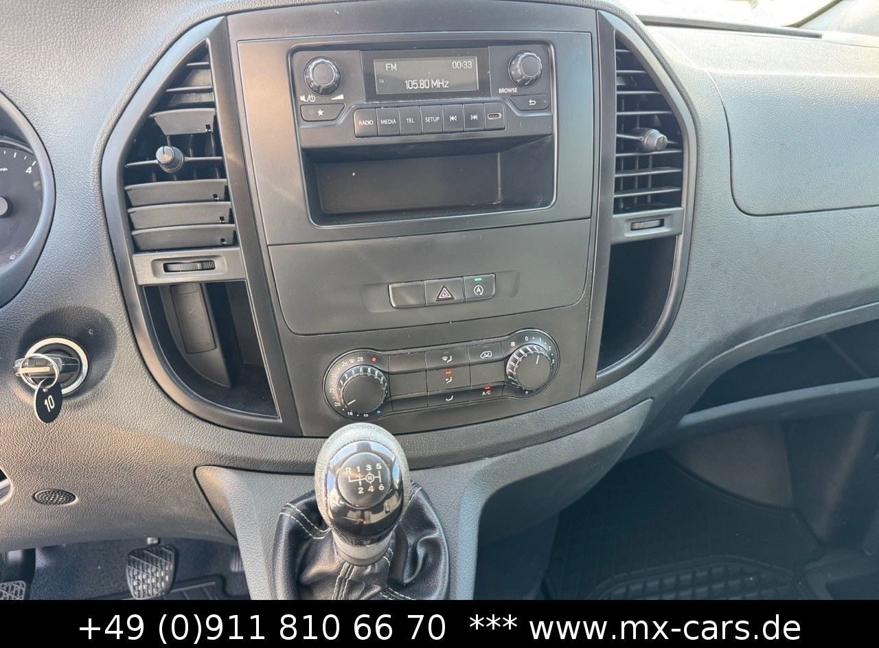فان المدمجة Mercedes-Benz Vito 110 CDi lang Doka Mixto 6 Sitze Klima: صور 12