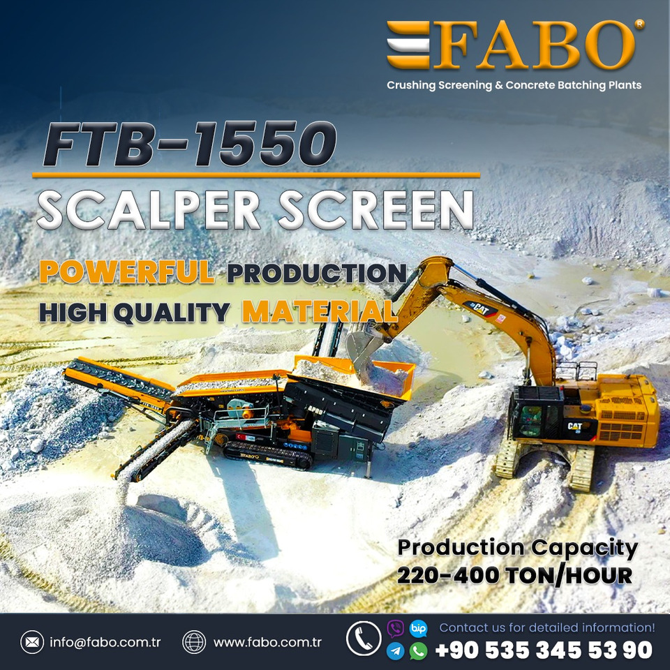 FABO Mobile crusher - كسارة متحركه: صور 1 FABO Mobile crusher - كسارة متحركه: صور 1