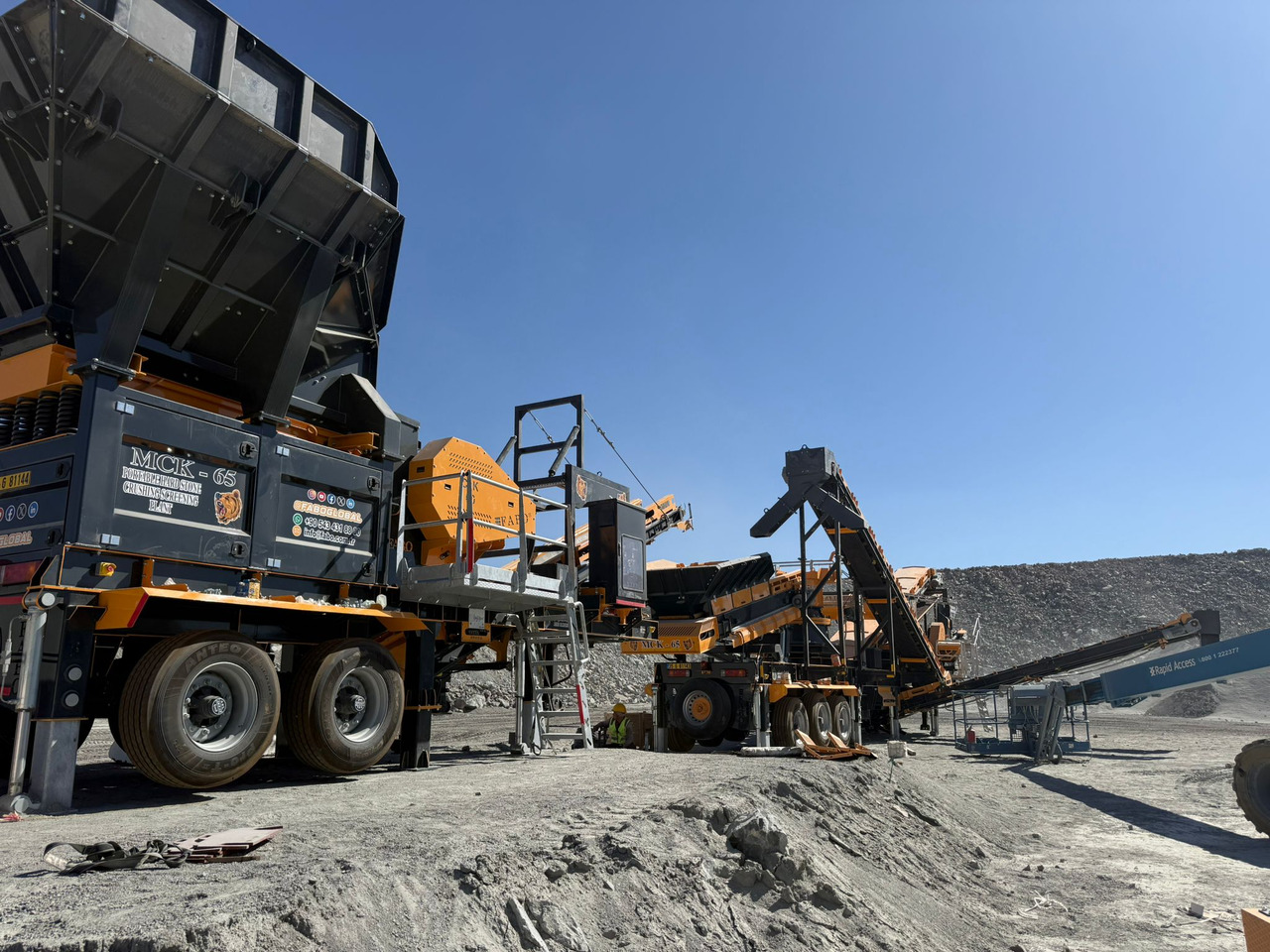 جديد كسارة متحركه FABO Mobile crusher: صور 6