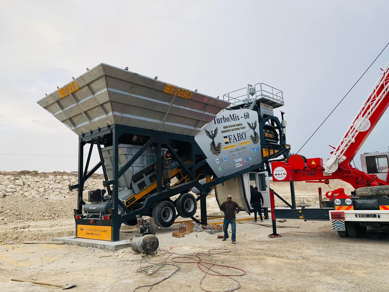 FABO mobile concrete batching plant - مصنع خلط الخرسانة: صور 3 FABO mobile concrete batching plant - مصنع خلط الخرسانة: صور 3
