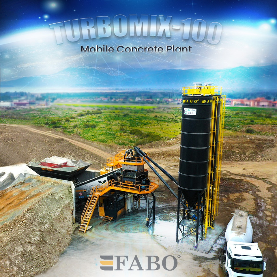 FABO mobile concrete batching plant - مصنع خلط الخرسانة: صور 1 FABO mobile concrete batching plant - مصنع خلط الخرسانة: صور 1