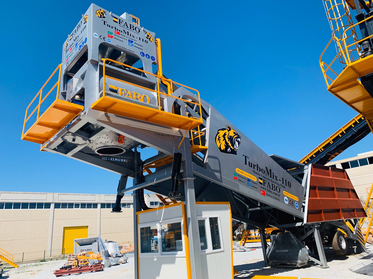 FABO mobile concrete batching plant - مصنع خلط الخرسانة: صور 5 FABO mobile concrete batching plant - مصنع خلط الخرسانة: صور 5