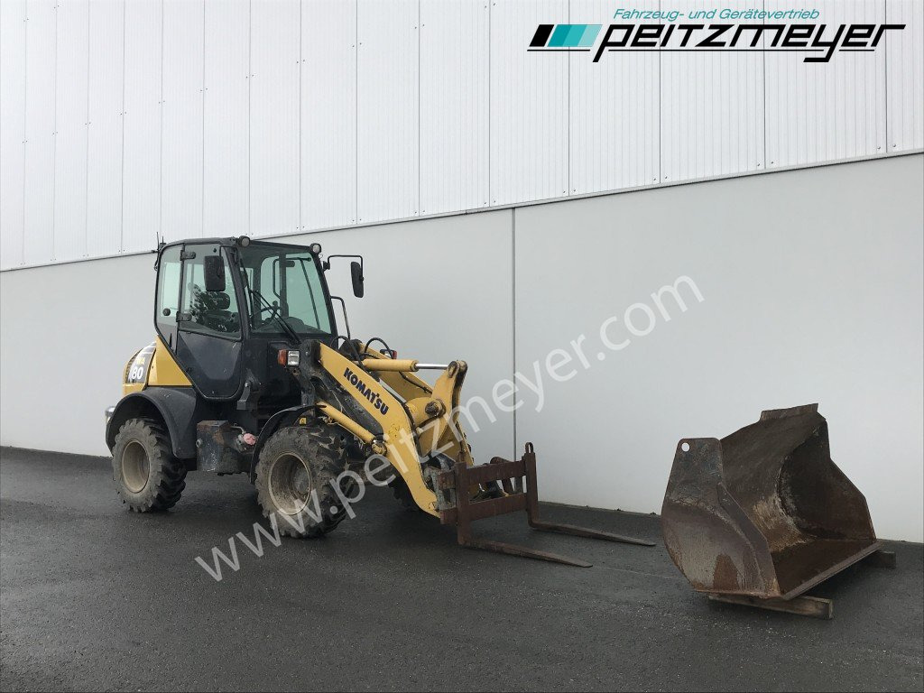 Komatsu RADLADER WA 80-6 Palettengabel und Standardschaufel - اللودر بعجل: صور 2 Komatsu RADLADER WA 80-6 Palettengabel und Standardschaufel - اللودر بعجل: صور 2