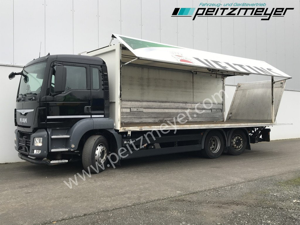 MAN TGS 26.360 FL Ewers Getränke + LBW 2 x AHK, Lenkachse, Kupplung neu - نقل الشراب شاحنة: صور 1 MAN TGS 26.360 FL Ewers Getränke + LBW 2 x AHK, Lenkachse, Kupplung neu - نقل الشراب شاحنة: صور 1