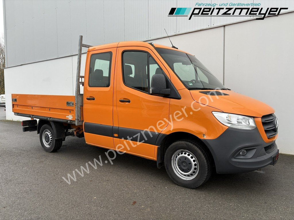 MERCEDES-BENZ Sprinter 314 CDI Doka Pritsche, Klima, Standh., AHK 2,8 t. - الشاحنات الصغيرة المسطحة, الشاحنات الصغيرة كابينة مزدوجة: صور 2 MERCEDES-BENZ Sprinter 314 CDI Doka Pritsche, Klima, Standh., AHK 2,8 t. - الشاحنات الصغيرة المسطحة, الشاحنات الصغيرة كابينة مزدوجة: صور 2
