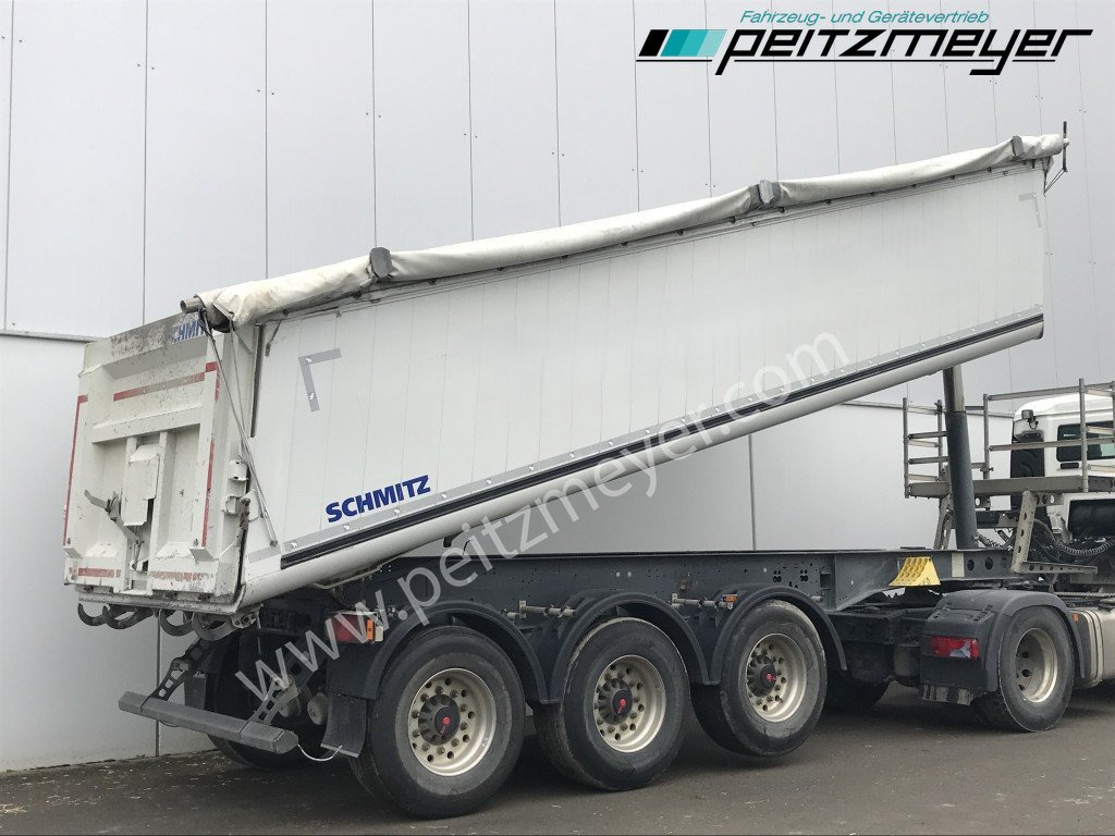 SCHMITZ 3 Achs Kippauflieger SKI24SL7.2 Verschleißboden 5mm neu Alu - Stahl, ca. 26 m³, Getreideschieber - قلابة نصف مقطورة: صور 1 SCHMITZ 3 Achs Kippauflieger SKI24SL7.2 Verschleißboden 5mm neu Alu - Stahl, ca. 26 m³, Getreideschieber - قلابة نصف مقطورة: صور 1