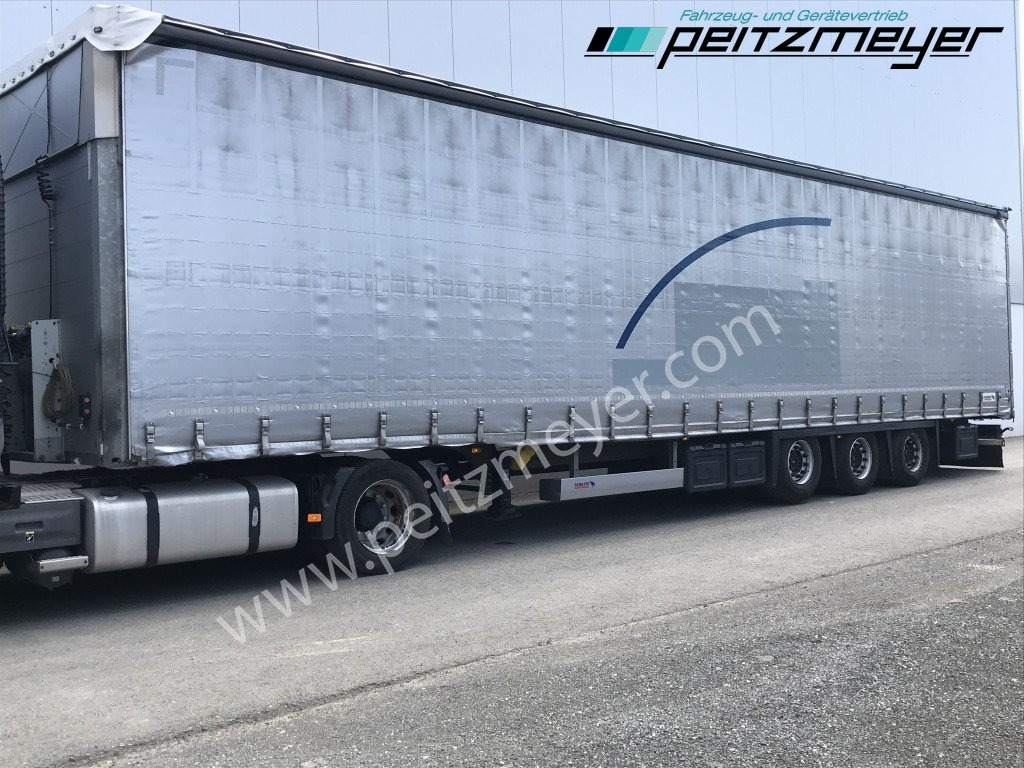 SCHMITZ 3 Achs Pritschenauflieger SCS 24/L-13.62 Mega, Power-Curtain Jumbo, Edscha, RSAB, - الخيمة نصف مقطورة: صور 4 SCHMITZ 3 Achs Pritschenauflieger SCS 24/L-13.62 Mega, Power-Curtain Jumbo, Edscha, RSAB, - الخيمة نصف مقطورة: صور 4