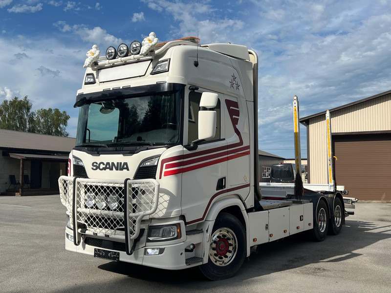 Scania R730 B6X4NB - شاحنة قطع الأشجار, شاحنة كرين: صور 1 Scania R730 B6X4NB - شاحنة قطع الأشجار, شاحنة كرين: صور 1