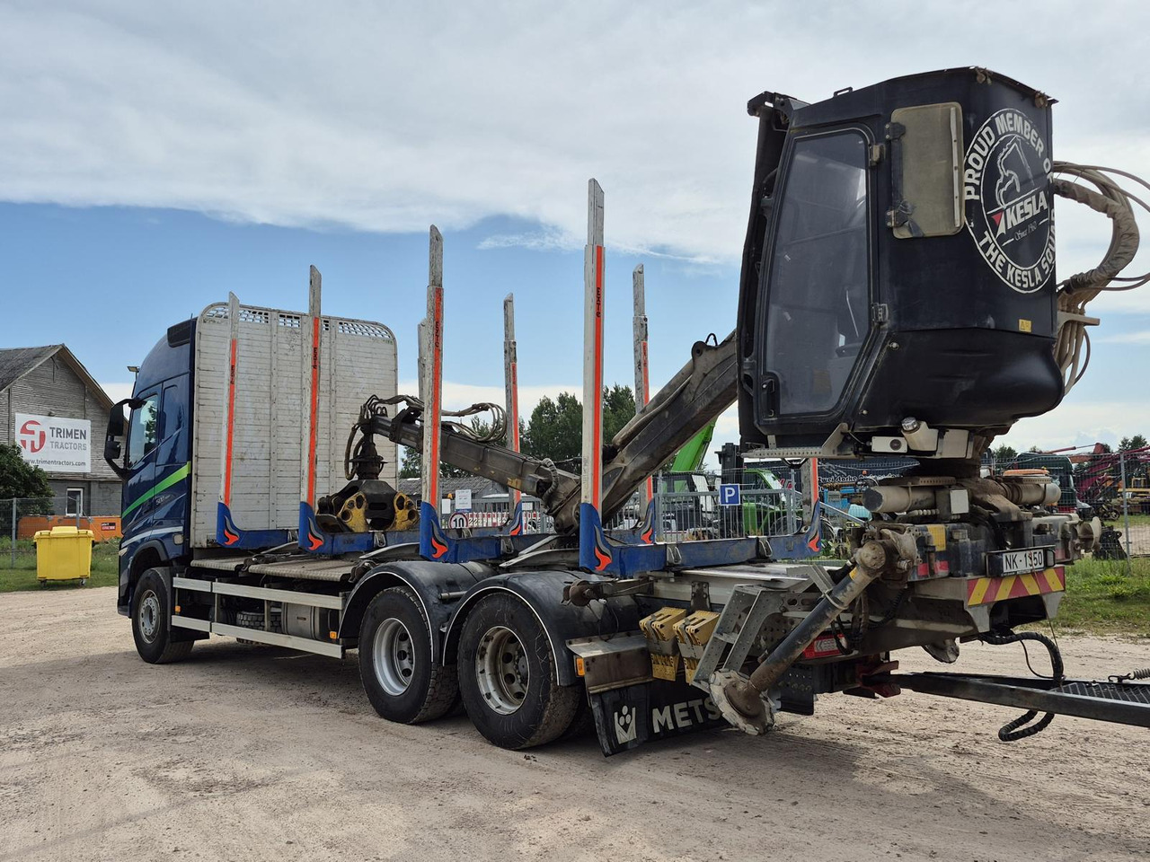 شاحنة قطع الأشجار VOLVO FH500 JYKI V31 Kesla: صور 11