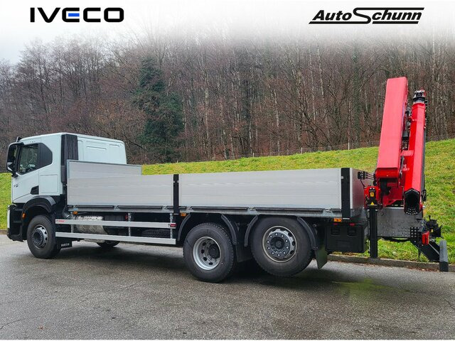 IVECO X-Way AT280X46Y/PS ON++LED+KRAN + KIPPMULDE... - شاحنة كرين, شاحنات مسطحة: صور 1 IVECO X-Way AT280X46Y/PS ON++LED+KRAN + KIPPMULDE... - شاحنة كرين, شاحنات مسطحة: صور 1