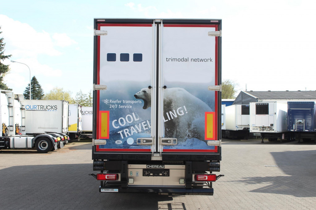 مبردة نصف مقطورة Chereau Thermo King A500 Doppelstock Blumen SAF Lift: صور 11
