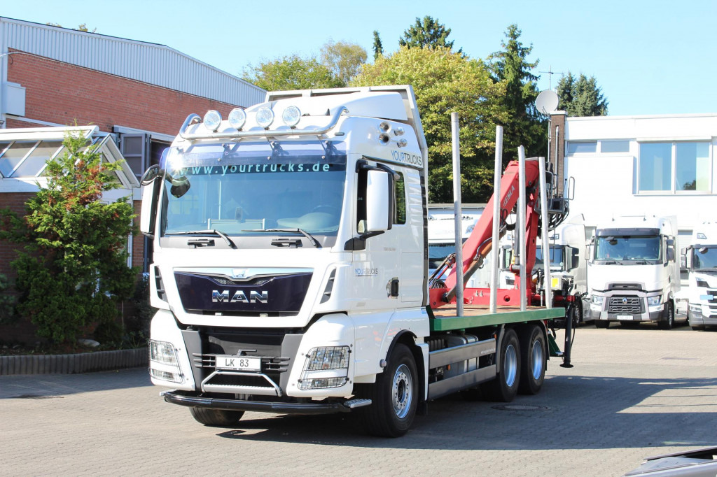 MAN TGX 33.560 D38Motor 6x4 Intarder KESLA-Holzkran - شاحنة قطع الأشجار, شاحنة كرين: صور 1 MAN TGX 33.560 D38Motor 6x4 Intarder KESLA-Holzkran - شاحنة قطع الأشجار, شاحنة كرين: صور 1