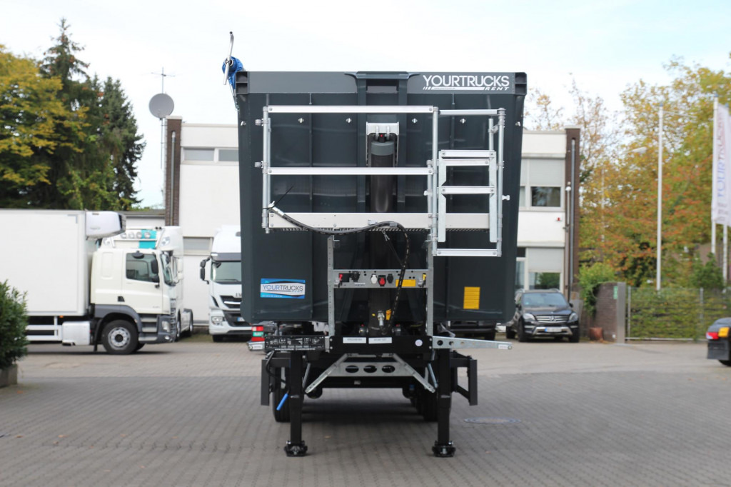قلابة نصف مقطورة SCHMITZ Kipper Alukastenmulde 54m³ Kombitür Miete-Rent: صور 6