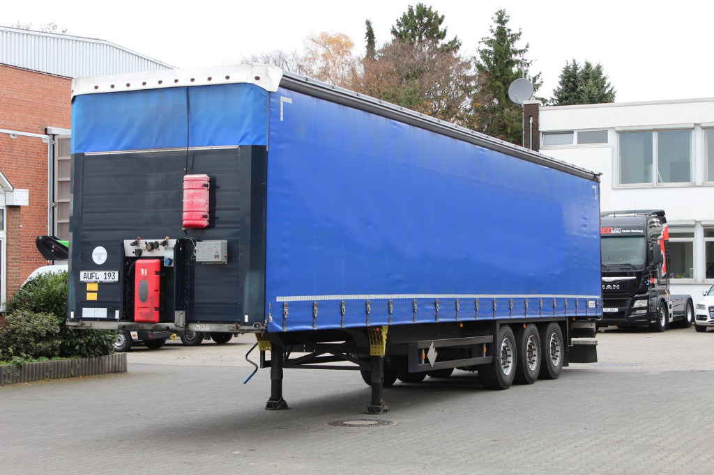 SCHMITZ Plane Edscha Liftachse Pal.-Kasten Lenkachse - الخيمة نصف مقطورة: صور 1 SCHMITZ Plane Edscha Liftachse Pal.-Kasten Lenkachse - الخيمة نصف مقطورة: صور 1