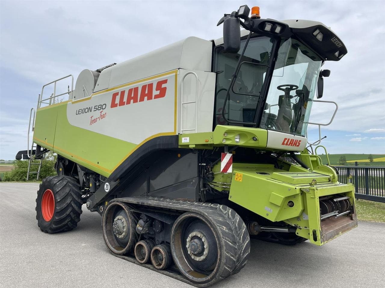 حصادة شاملة CLAAS Lexion 580 Terra Trac, Bj. 2004: صور 7