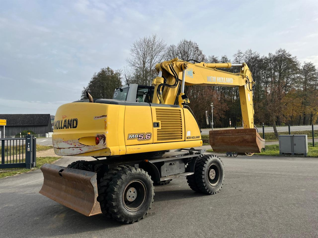 New Holland MH 5.6 inkl. Grabenlöffel, Tieflöffel - حفارة على عجلات: صور 5 New Holland MH 5.6 inkl. Grabenlöffel, Tieflöffel - حفارة على عجلات: صور 5