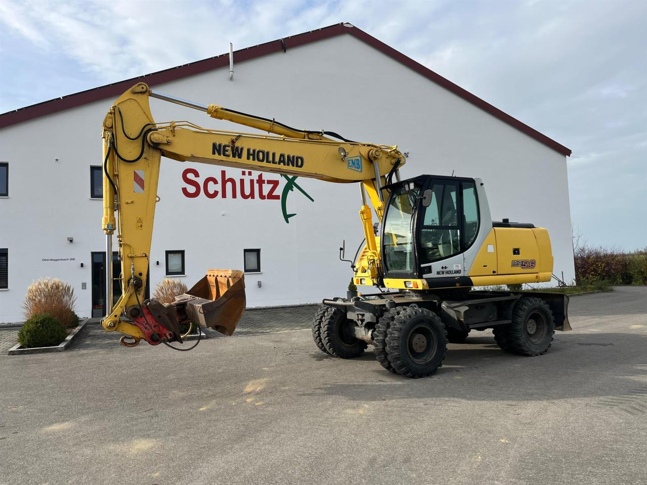 New Holland MH 5.6 inkl. Grabenlöffel, Tieflöffel - حفارة على عجلات: صور 2 New Holland MH 5.6 inkl. Grabenlöffel, Tieflöffel - حفارة على عجلات: صور 2