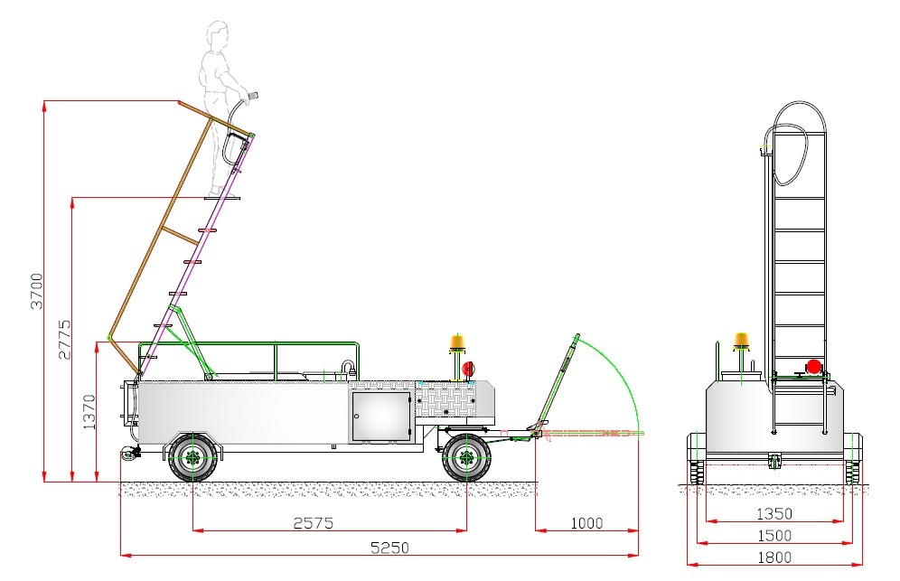 Water Trailer DENGE TW-1200 - معدات الدعم الأرضي: صور 3 Water Trailer DENGE TW-1200 - معدات الدعم الأرضي: صور 3