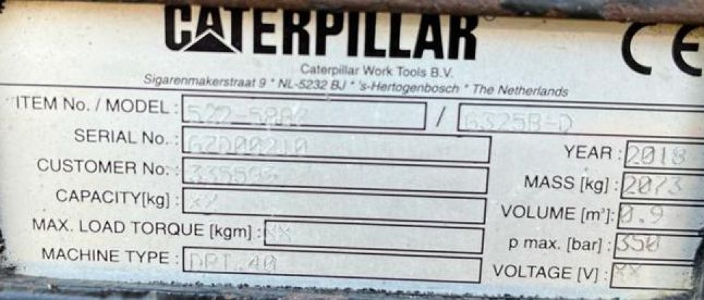 CATERPILLAR Sortiergreifer 325 B D Anbaugeräte Baumaschinen Sortiergreifer 900Ltr. für Maschine 25-50to - آلات البناء: صور 3 CATERPILLAR Sortiergreifer 325 B D Anbaugeräte Baumaschinen Sortiergreifer 900Ltr. für Maschine 25-50to - آلات البناء: صور 3