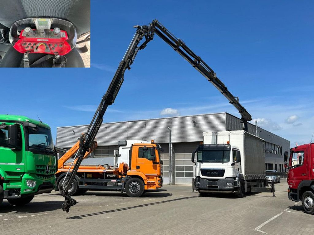 MAN TG-S 26.360 6x2-2LL Pritsche Heckkran 34m/to, Ji - شاحنات مسطحة, شاحنة كرين: صور 3 MAN TG-S 26.360 6x2-2LL Pritsche Heckkran 34m/to, Ji - شاحنات مسطحة, شاحنة كرين: صور 3
