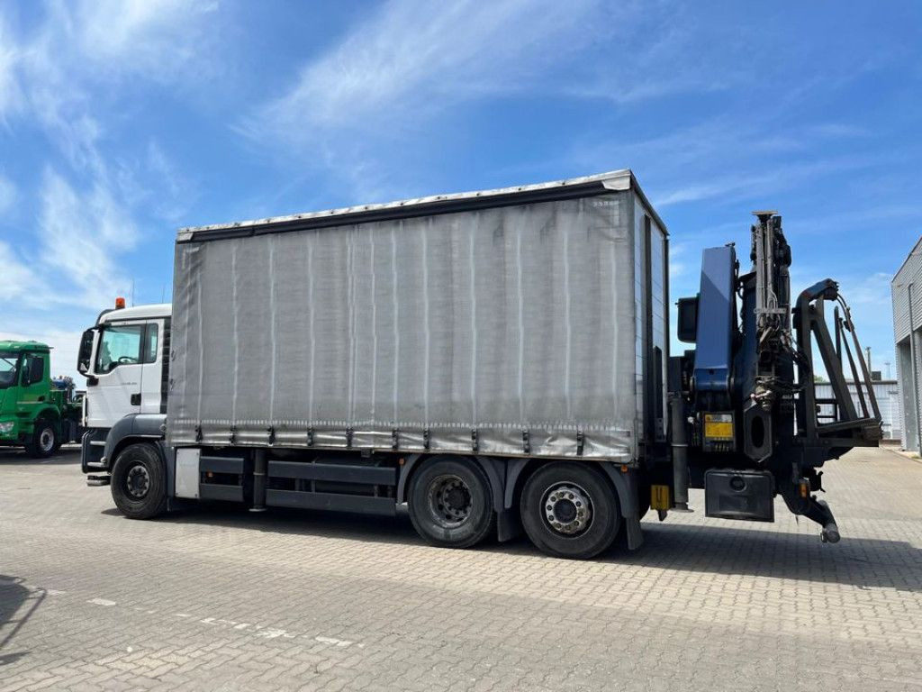 MAN TG-S 26.360 6x2-2LL Pritsche Heckkran 34m/to, Ji - شاحنات مسطحة, شاحنة كرين: صور 4 MAN TG-S 26.360 6x2-2LL Pritsche Heckkran 34m/to, Ji - شاحنات مسطحة, شاحنة كرين: صور 4