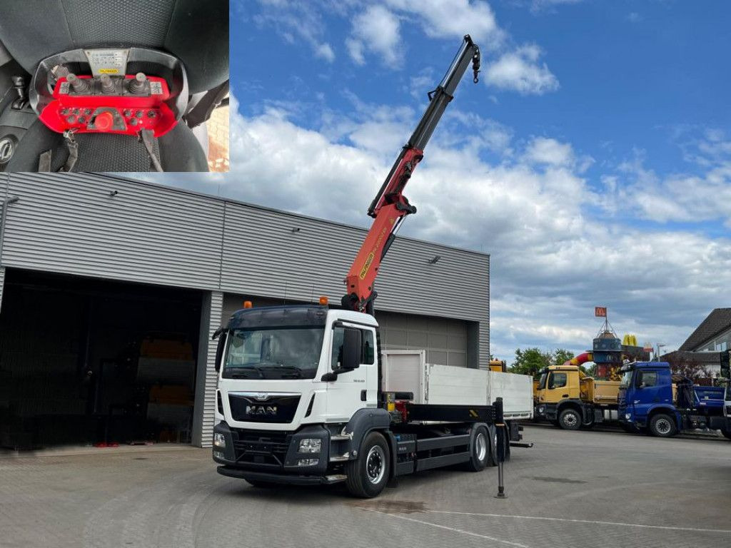 MAN TG-S 26.420 6x2 BL Pritsche Kran Palf. PK 22002+ - شاحنة كرين: صور 2 MAN TG-S 26.420 6x2 BL Pritsche Kran Palf. PK 22002+ - شاحنة كرين: صور 2