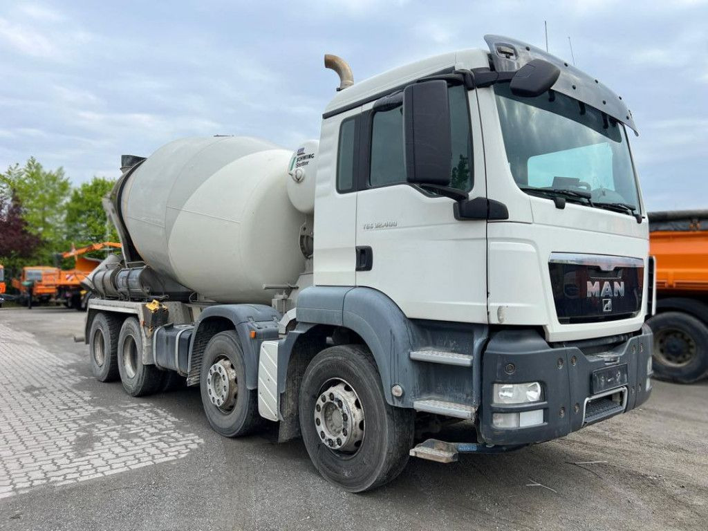 MAN TG-S 32.400 8x4 BB Betonmischer Stetter 9m³ Deut - شاحنة خلاطة خرسانة: صور 2 MAN TG-S 32.400 8x4 BB Betonmischer Stetter 9m³ Deut - شاحنة خلاطة خرسانة: صور 2